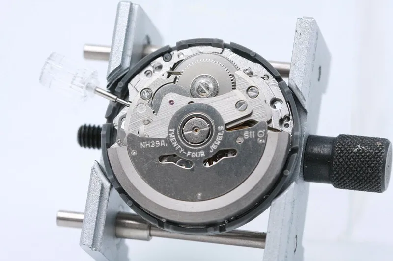 For Japan NH39A Watch Movement Accessories Replacement 27.4mm 4-Hands Balance Wheel at 9 Automatic Mechanical Watch Movement