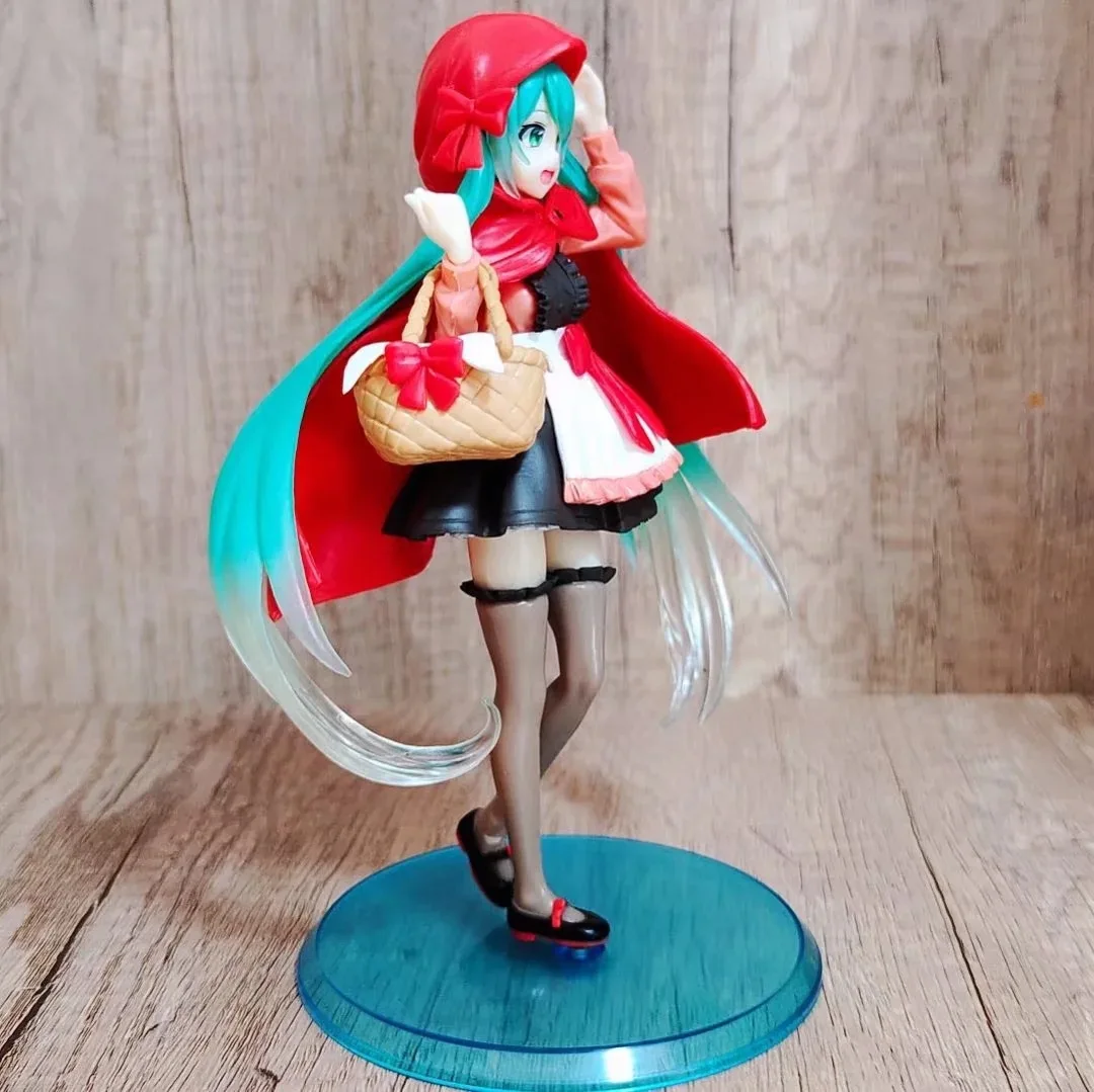 18Cm Anime Figure Hatsune Miku Kaito Red Riding Hood Action Figure Model Doll Decoration Toy Children Birthday Gift