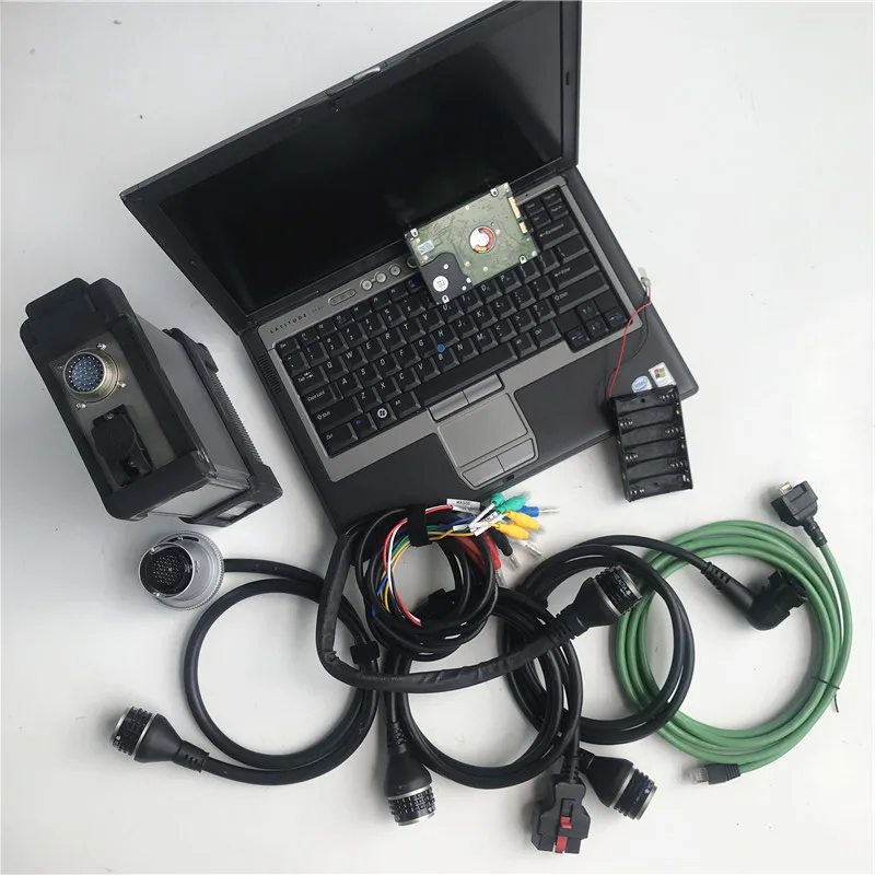 

MB Star C5 diagnostic tool SD Connect C5 for car/ trunk + mb star C5 software 2023.12V support old cars in D630 90% New Laptop