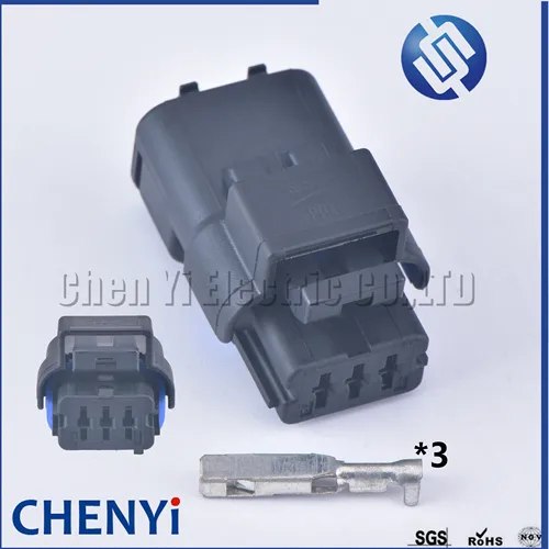 Conector impermeable automático macho o hembra de 3 pines, enchufe de caja de cambios para faro 211PL032S0049 211PC032S0049 para FCI PSA Peugeot Citroen
