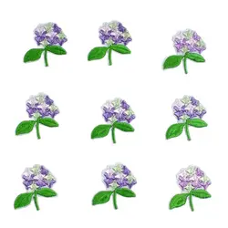 10pcs Embroidered Iron On Flower Patches Cartoon flower Stickers DIY Girls Dress Pants Coats Jeans Bags Shoes Sewing Appliques