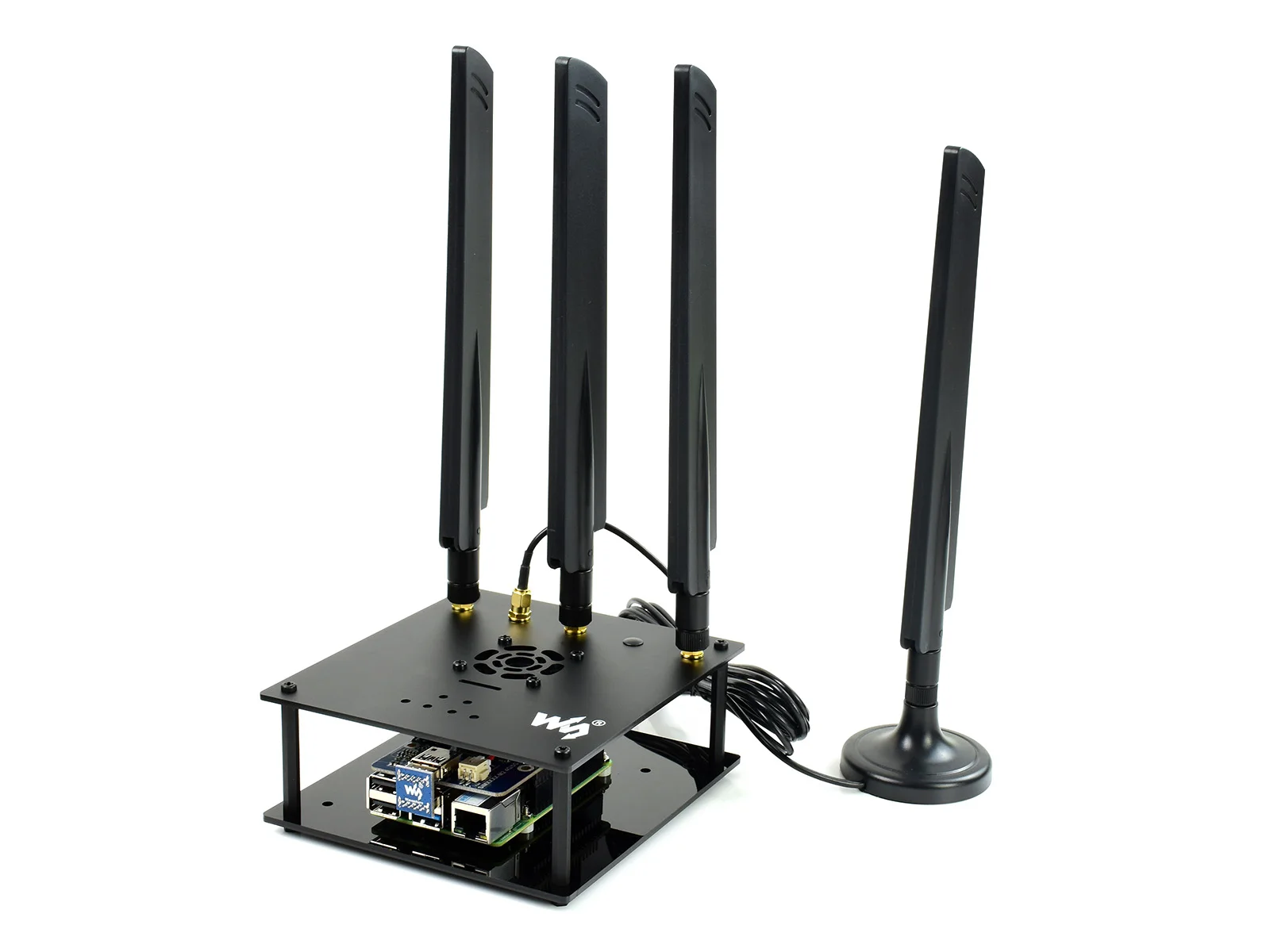 Waveshare SIM8202G-M2 5G HAT for Raspberry Pi, 5G/4G/3G Support, Snapdragon X55, Multi Mode Multi Band