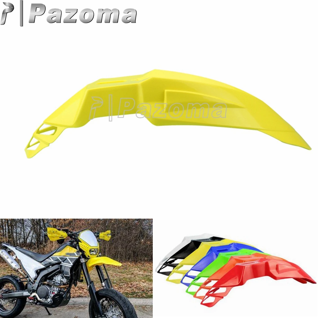 

PAZOMA Новый универсальный внедорожный велосипед для грязи, мотоцикл Evo, желтые передние крылья для KLX250 KDX125 XR400 TTR250 CRF250 CRF450 EXC XC-W