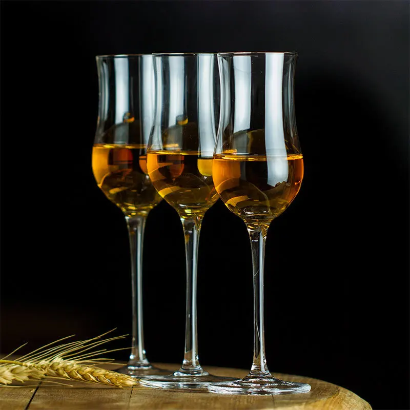 Scotch Highlan Whiskey Copita Nosing Glass For Sommelier Single Malt Whiskey Tasting Cup Brandy Snifters Tulip Goblet Match Lid