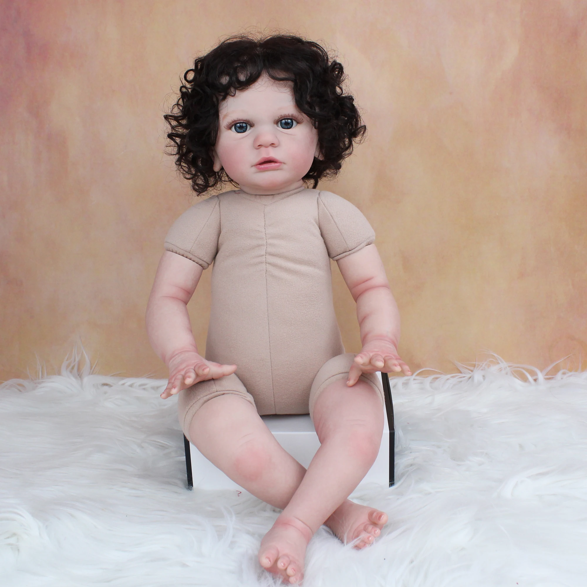 Jouet Kiev illage de bébé fille Reborn en silicone, peau 3D, beurre, vinyle souple, princesse, tout-petit, cadeau d'anniversaire, plusieurs tailles, sans vêtements