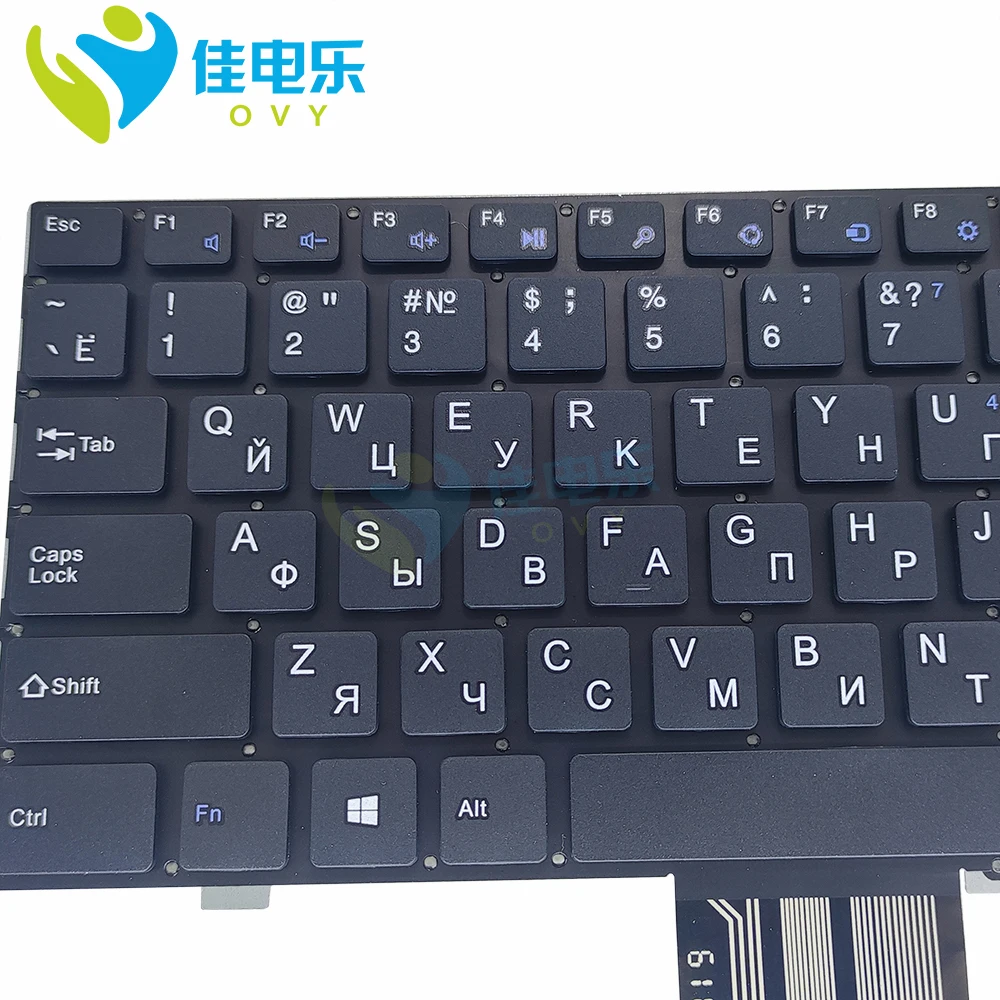 Imagem -03 - Teclado de Substituição para Ezbook 3l Pro Teclado Inglês e Russo para Th140k