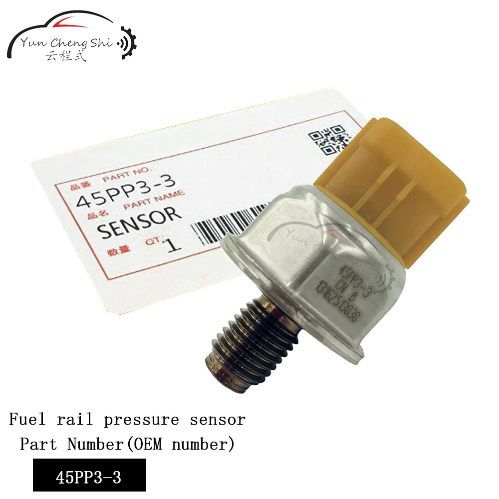 45PP3-3 Original Fuel Rail Pressure Sensor Auto Parts Pressure Sensor For NISSAN Peugeot Boxer Fiat Ducato BMW KOHLER