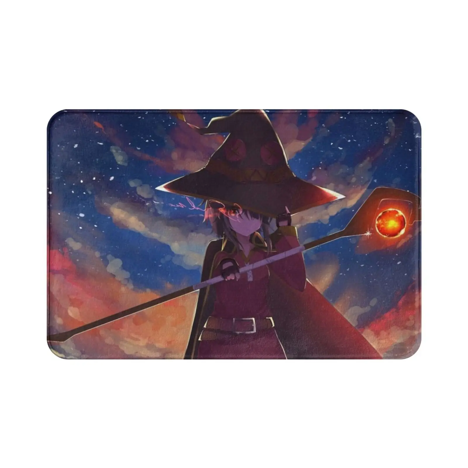 Megumin Carpet Carpet Mat Rug Cushion Soft Non-Slip Megumin Raoult Tsundere Cute Anime Netflix Shojo