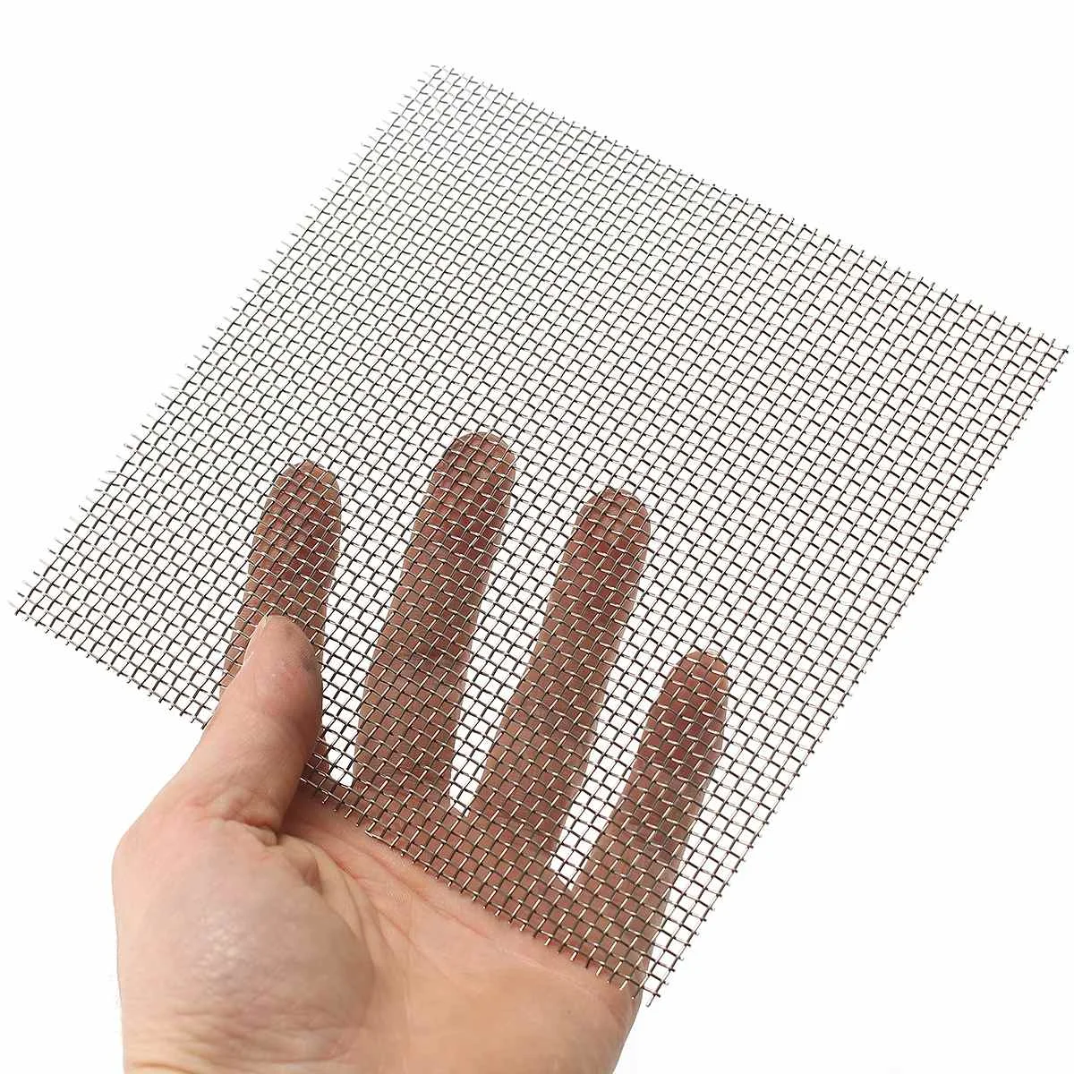 1PC 15x15cm high temperature resistant 10 mesh woven mesh screen filter 304 stainless steel
