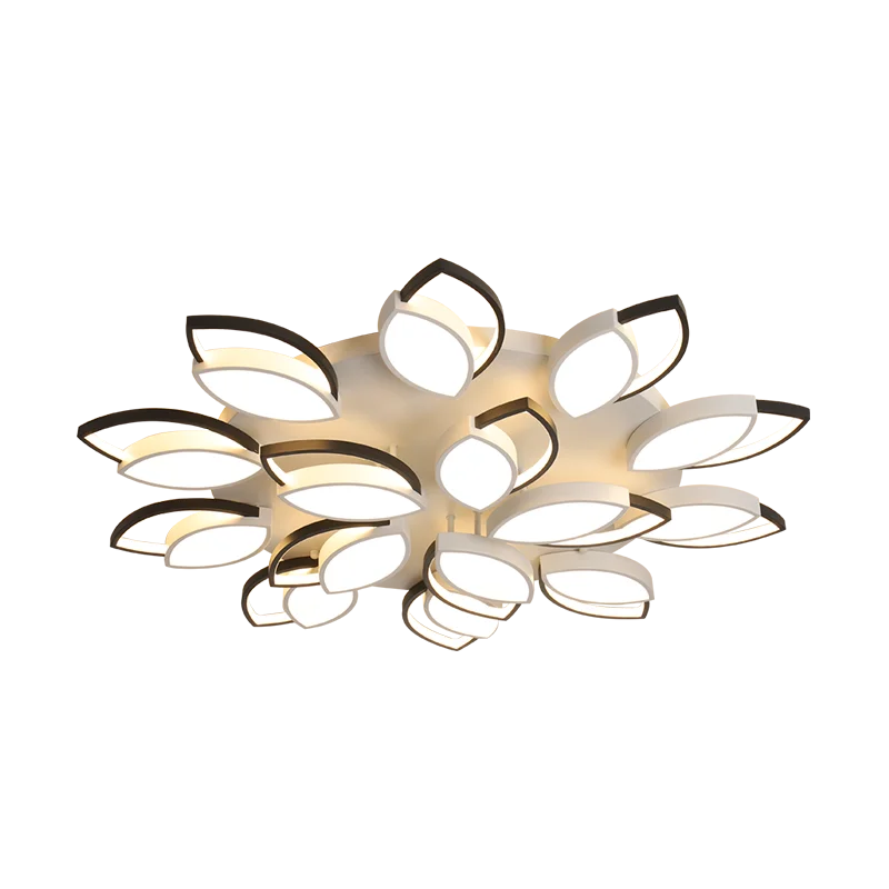 remote control Modern Led Chandelier sunflower round light For Bedroom Dining Room Home Deco Acrylic Ceiling Chandelier Fixtures