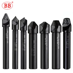 BB Countersink Bar Indexable Chamfer Milling Cutter Tool Holder 30 45 60 Degree TC AP C20-20 C16-16 Spot Drilling