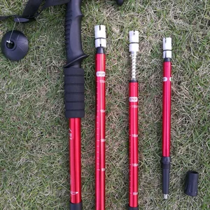 Anti -Schock -Trekking Ultralveve Pole Spaziergänge einstellbare Teleskop -Muto für nordische Camngalas 12 Hauptverkaufsschockbäder - №12