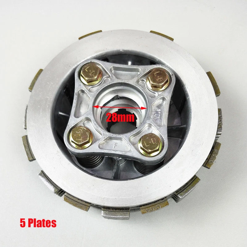 Motorcycle Transmission Parts Clutch Disc Plate Center For Honda Lifan Haojue CG125 CG150 CG200 CG250 4-5-6 Plates 28mm 35mm