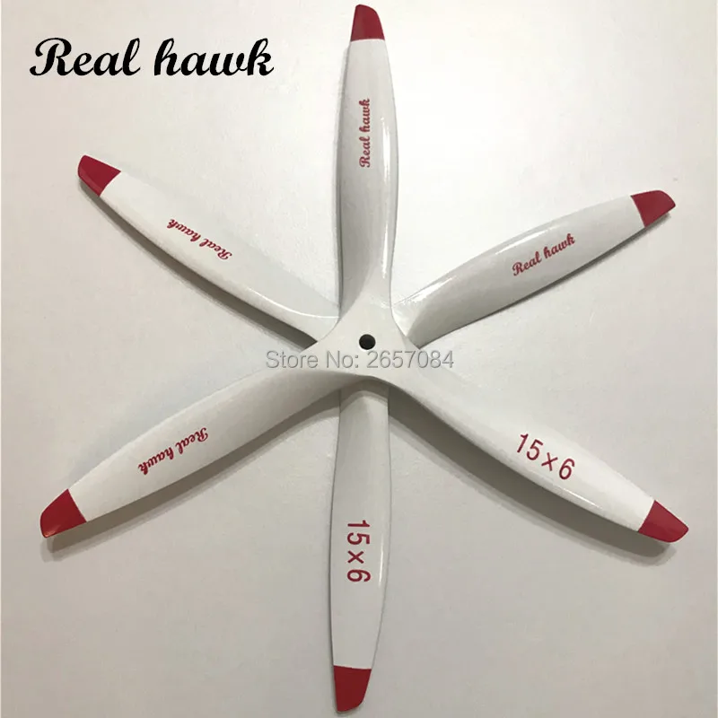 3 Blade 17x6/17x7/17x8/17x10  CCW or CW White Wooden Propeller For Scale RC Gas Airplane Model