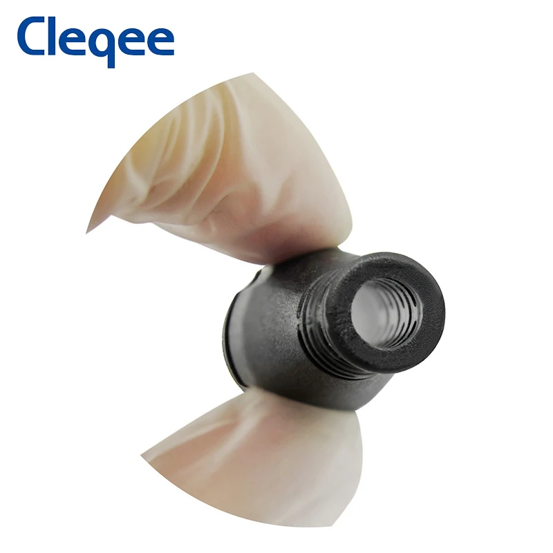 Cleqee P7001 4PCS BNC connettore maschio a spina guscio protettivo adattatori per giunti a saldare placcati in oro