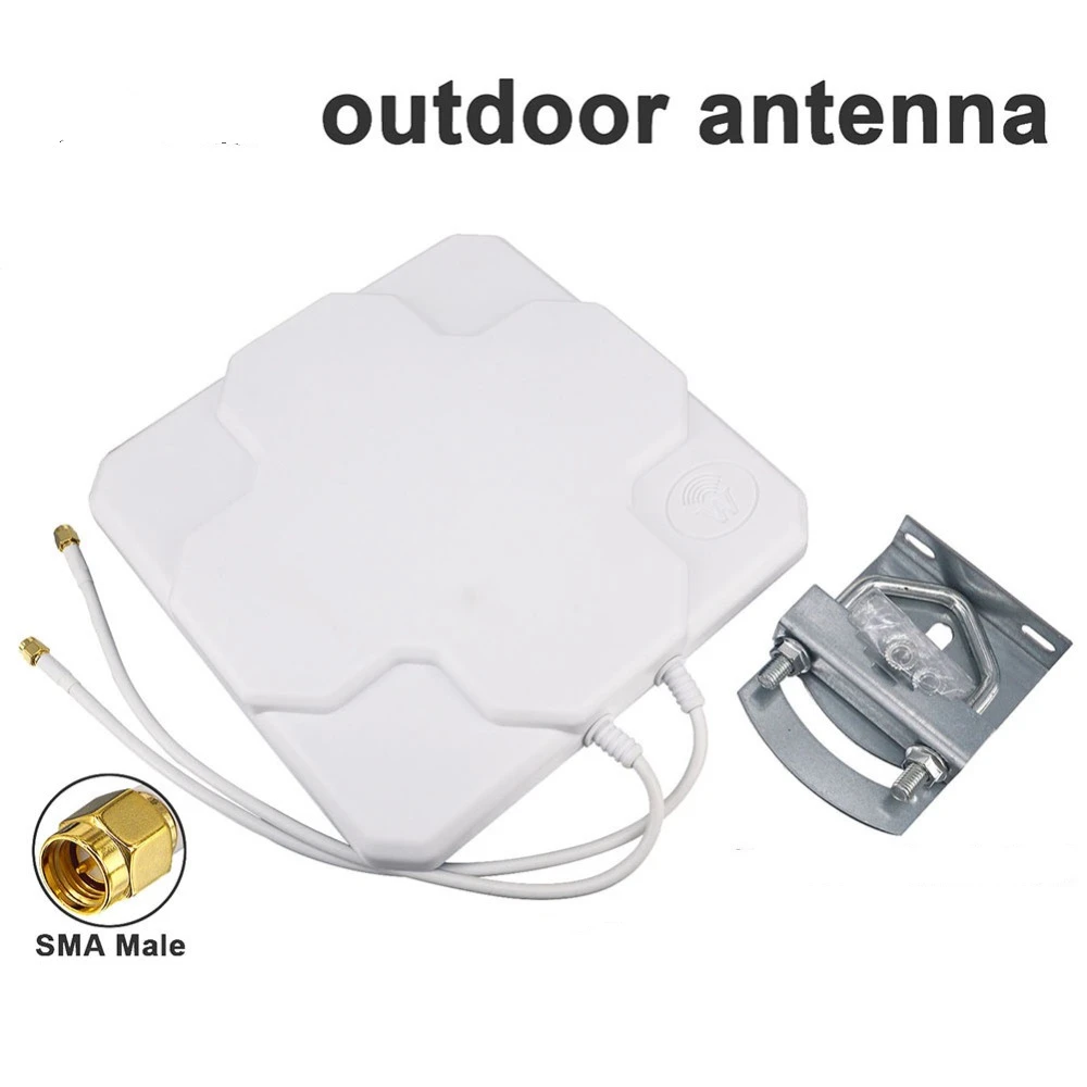 4G Antenna Outdoor Panel  4G LTE Aerial MIMO External Antenne  Directional  antenna N Male/N Female/SMA Male 20cm Cable