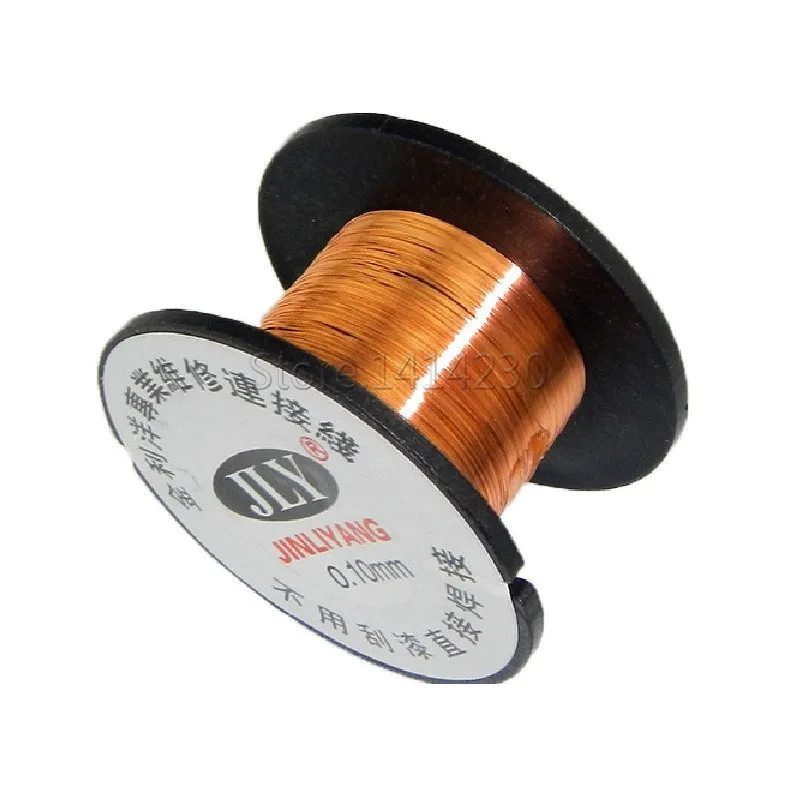 1PC 0.1mm Enamelled Reel Wire For cellphone Computer PCB Welding repair Tools PCB Line Jumper Wire