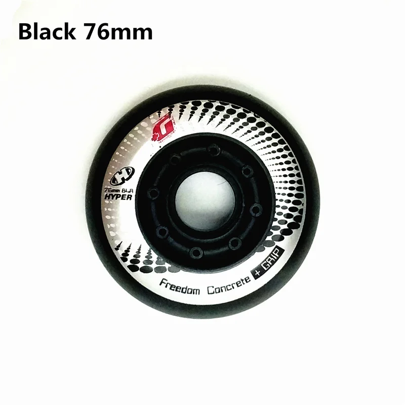 8 szt Hyper+G GRIP Concrete Inline Roller Skates Wheel, 84A FSK Slalom Braking Skating dla SEBA HL High WFSC Powerslide RB Wheel — zdjęcie 5