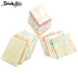 Booksew 100% Cotton Fabric Flowers Design 20x50cm/pcs Telas Algodon Patchwork Sewing Cushion Quits Tissu DIY Home Textile Cloth