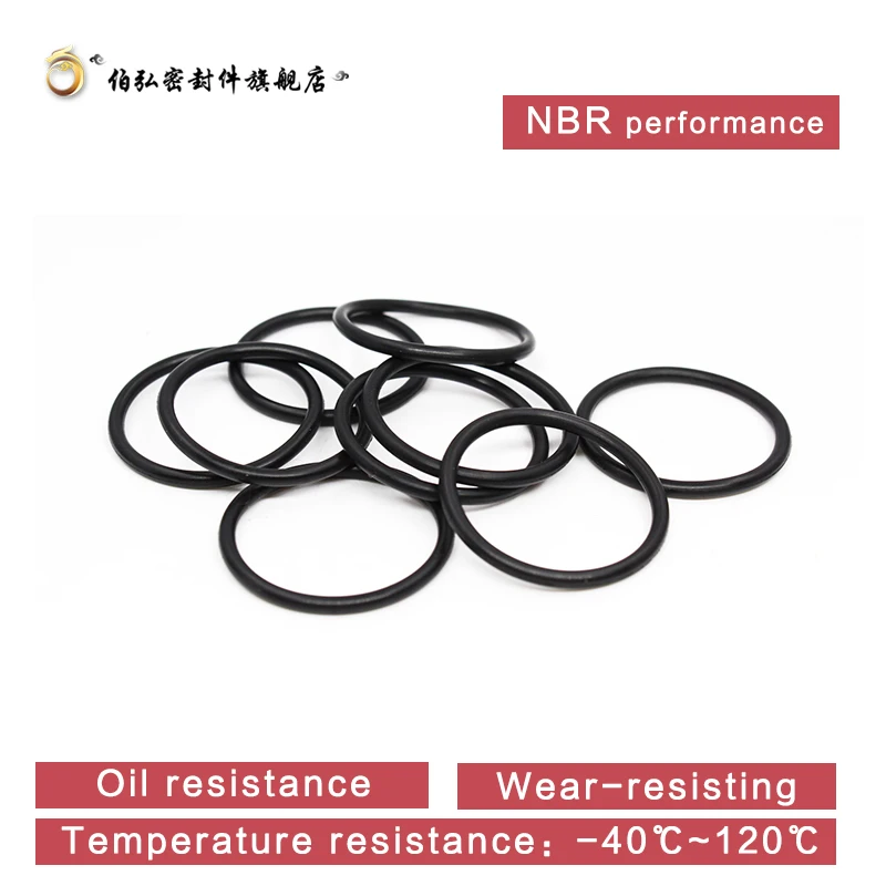 Nitrile Rubber O-Ring 20PCS/lot NBR Sealing CS 4mm OD22/24/25/28/30/32/34/35/38/40/42/45/48/50mm O-Ring Seal Gasket Ring