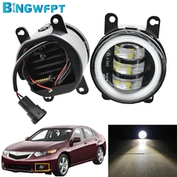 2pcs/lot Fog Light Angel Eye Fog Lamp DRL Car H11 LED 12V For Acura TSX 2011-2014 Acura RDX 2013 2014 2015