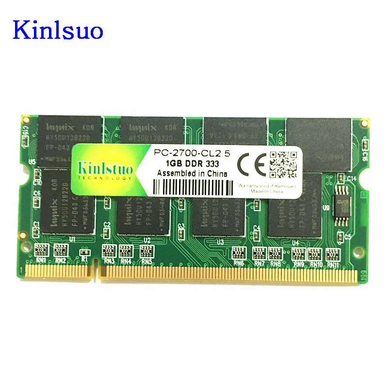 Kinlstuo-memoria ram per laptop, so-dimm ddr1 DDR 400 333 mhz/pc-3200 pc-2700 200 pin 512mb 1gb per ram notebook sodimm