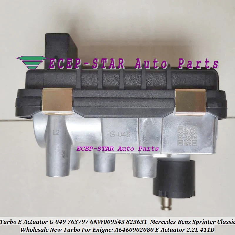 TURBO ELECTRONIC ACTUATOR G49 G-49 763797 6NW009543 823631 823631-0002 A6460902080 For Mercedes-Benz Sprinter Classic 2.2L 411D