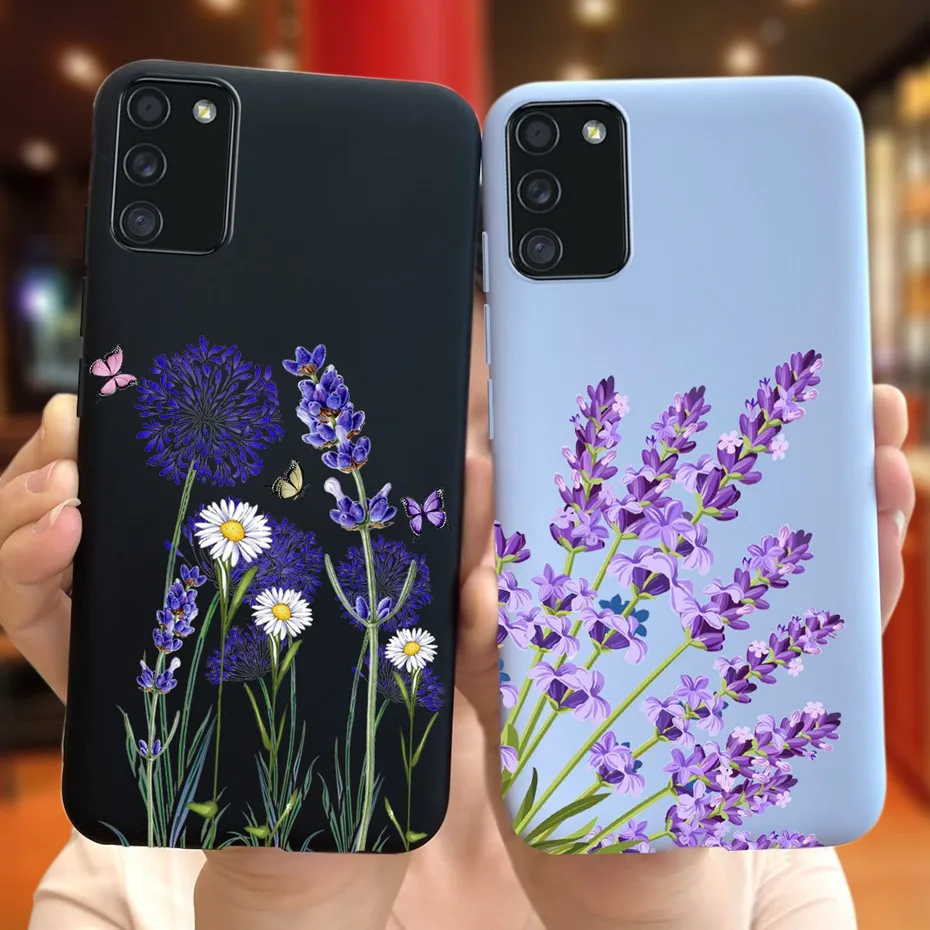 Flower Cute Soft Phone Case For Samsung Galaxy A02S M02S Case Silicone TPU Back Cover For Samsung A02 S 02S M02 Funda Shell Bags