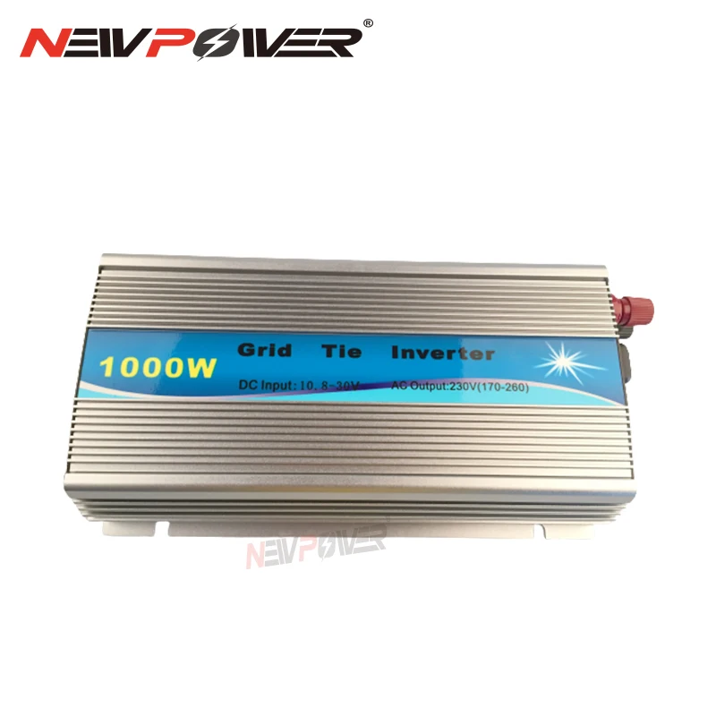 Battery,Solar Inverter 1000W Monitoring 10.8-32V 22-50V 24V 36V 48V to 120/230V DC/AC Smart Micro MPPT Grid Tie Inverter