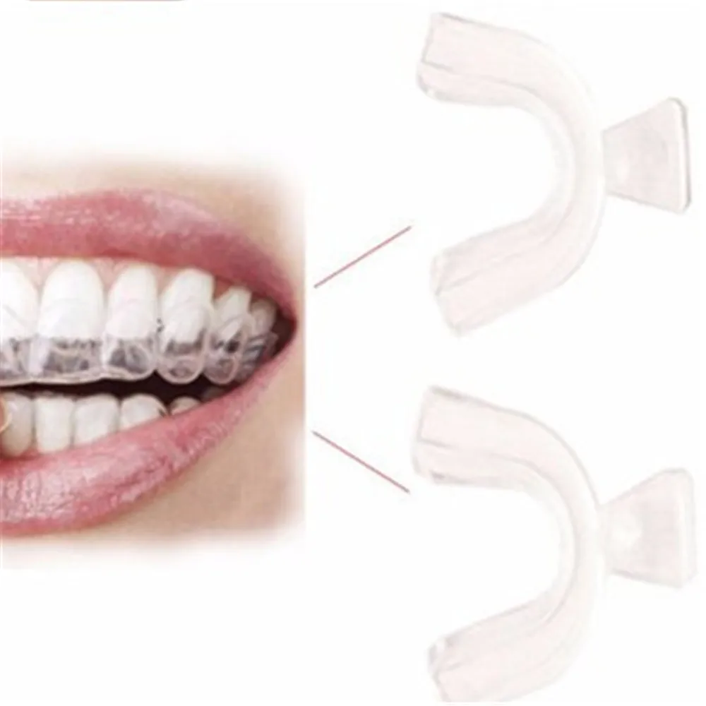 1/2pcs Thermoforming Mouthguard Teeth Whitening Trays Bleaching Oral Hygiene Invisible Tooth Whitener Braces Health Oral Care