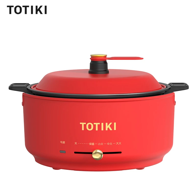 

Totiki Multifunctional Hot Pot With Steamer Electric Frying Pan Non-Stick 4L/5L Household Cooking Machine Instant Multicooker