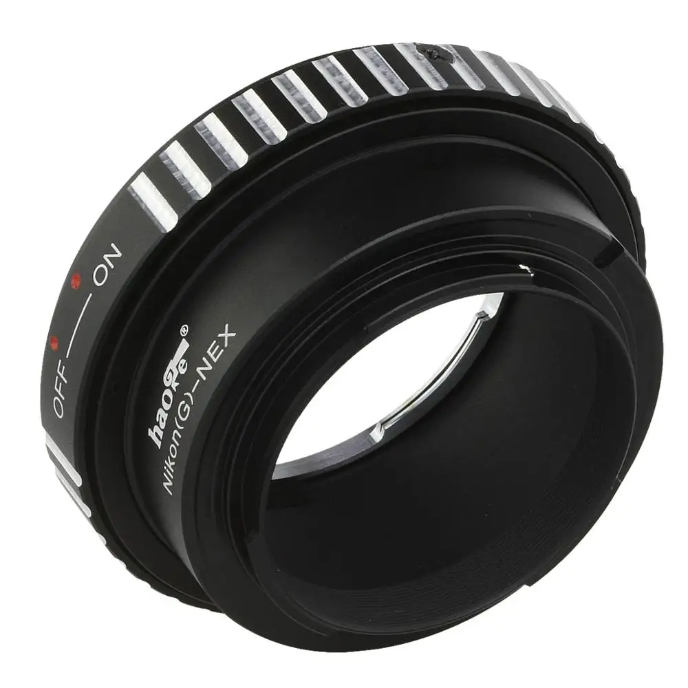 Haoge Lens Mount Adapter for Nikon G/F/AI/AIS/D Mount Lens to Sony E-mount NEX Camera