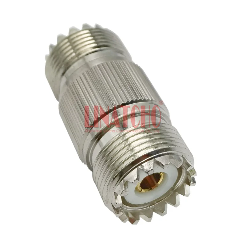 Good Brass Radio Installation or Cable Extension RF Double SO239 Connector M to UHF Female Adaptor