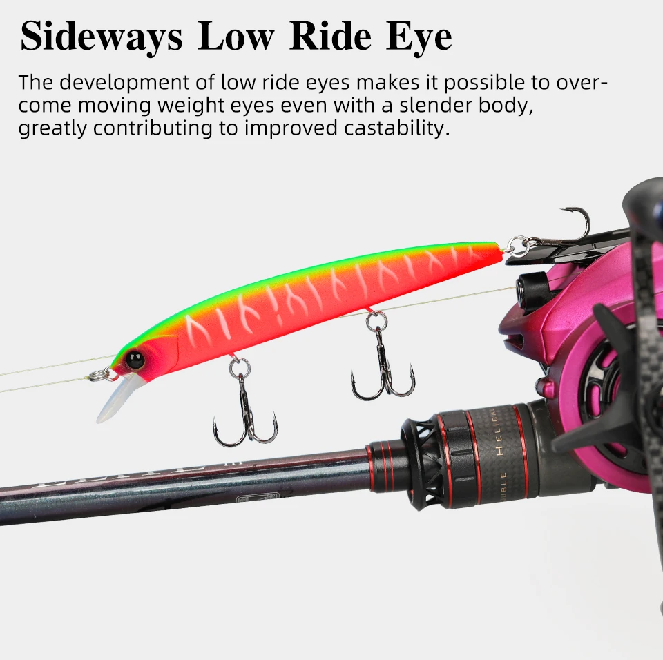 TSURINOYA 92SP Suspending Minnow Angelköder 3 Haken Hecht Künstlicher Harter Köder DW78 92 mm 9 g Jerkbait Wobbler Angelgerät – Detail 13