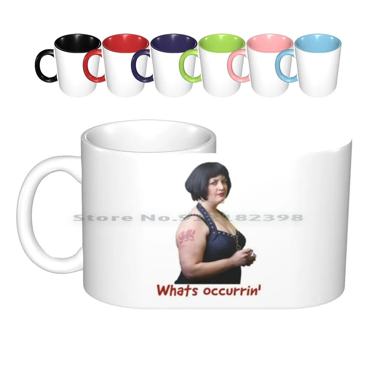 Nessa Whats Occurrin - Gavin And Stacey Ceramic Mugs Coffee Cups Milk Tea Mug Nessa Gavin And Stacey Pam Mick Smithy Funny