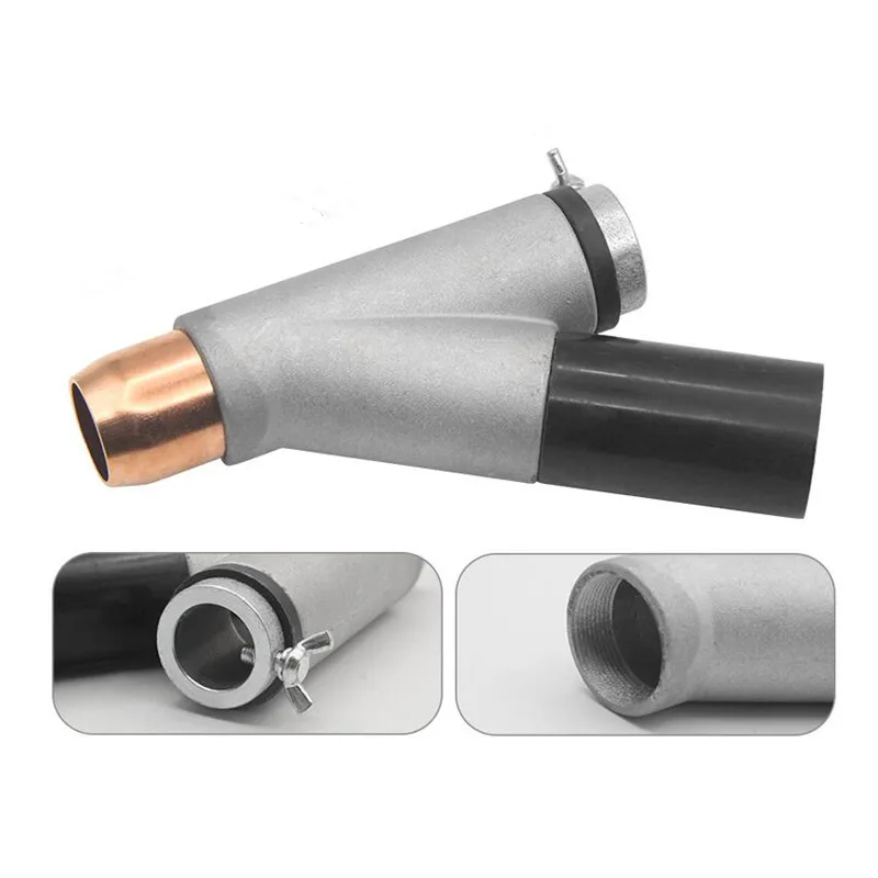 Submerged Arc Welding Machine Accessories Conductive Nozzle 2.0/3.2/4.0 Copper Protection Nozzle Tee Flux Funnel Connecting Rod