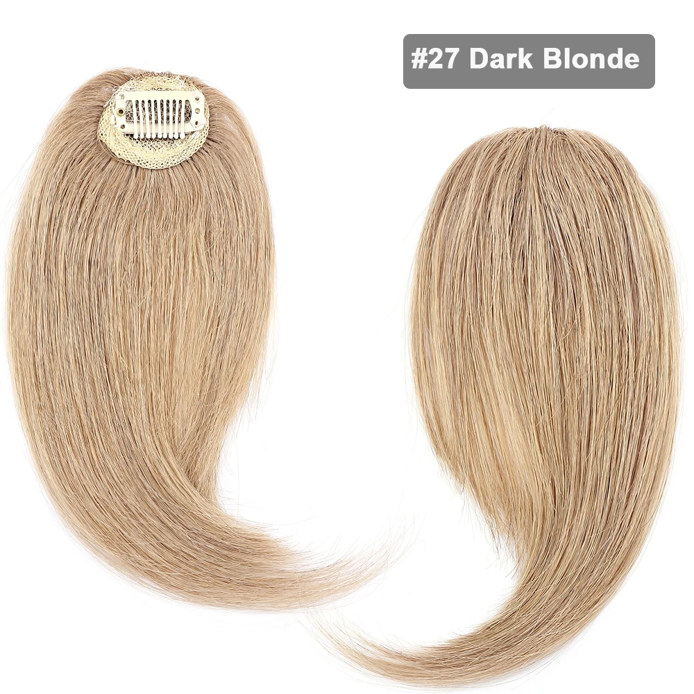 Sego 2 Teile/satz Echthaar Seitlicher Pony Clip in Pony Echthaar Bang Natürlicher Clip on Side Bang Gerade Fransen Haarverlängerung – Detail 13