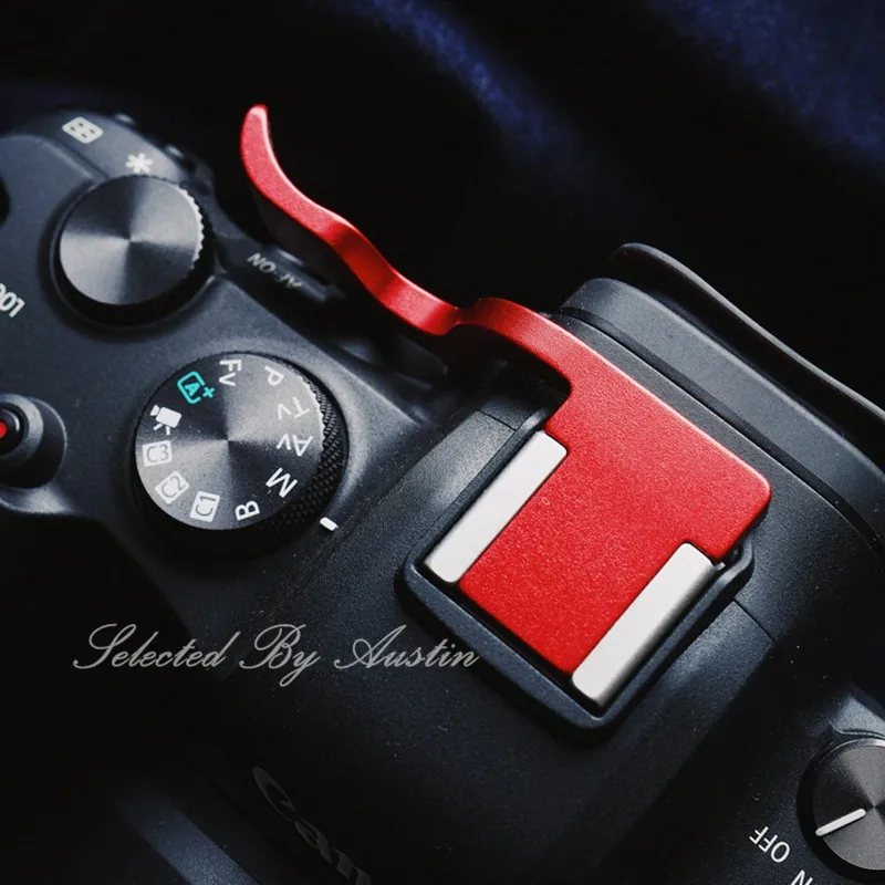 Thumb Rest Finger Thumb Grip For Canon EOS R6 Hot Shoe Cover Leather Pad