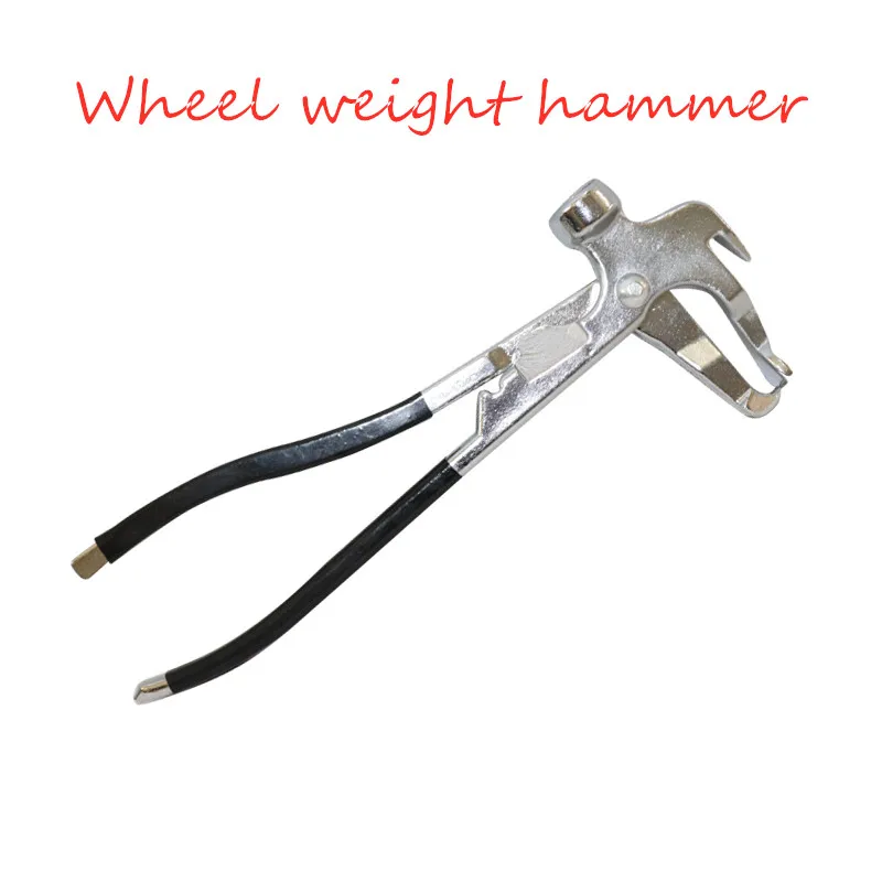 Factory price car motorcycle repair parts weight balancer tire knocking clamp hammer pliers tool 237mm