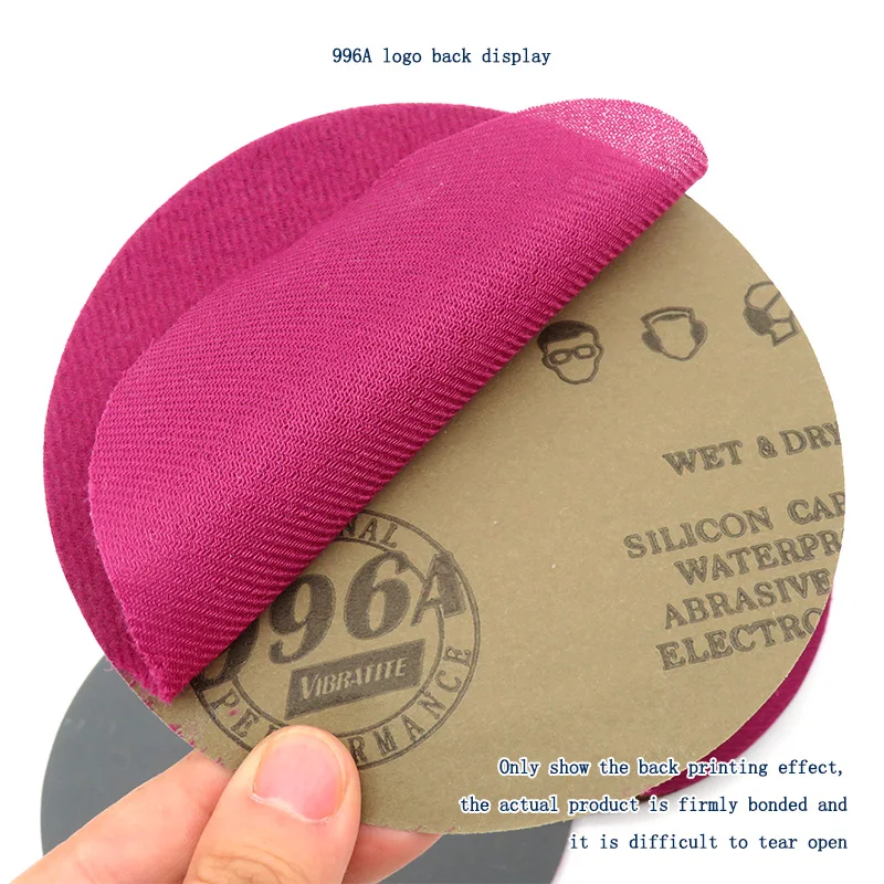 연마 및 연삭용 사포-7 인치 180mm 샌딩 디스크, 60-10000 그릿 후크 및 루프, 실리콘 카바이드, 10 매