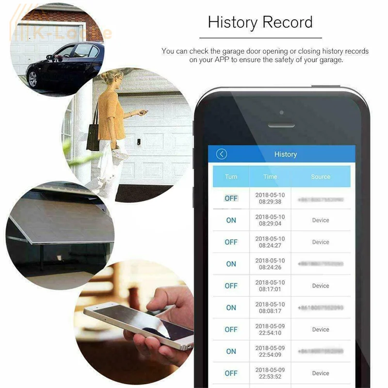 WiFi Smart Home Garage Door Opener With Ewelink App Voice Control Alexa Google Wireless Remote Control Home Smart Life