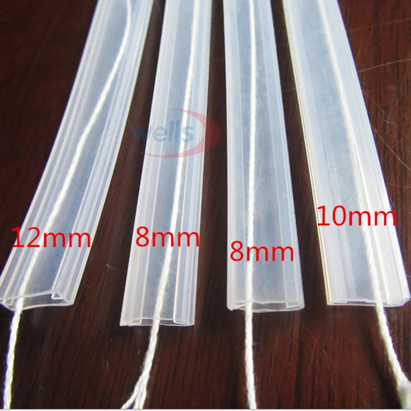 8mm/10mm/12mm Silicon Tube IP67 5m/10m length for 5050 3528 3014 5630 SMD WS2801 ws2811 WS2812b waterproof led strip light