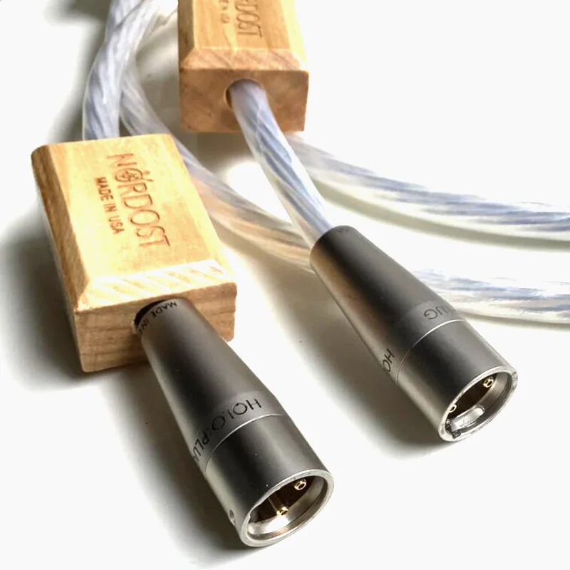 HI Cấp Không Bạc Mạ Dây Tối Cao Tham Khảo Interconnects XLR Cân Bằng Cáp Audiophile Cho Khuếch Đại Đầu CD Không Hộp