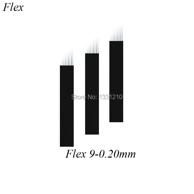 

Caneta микроблейдинг Sobrancelha ламинаты микро neeldles Nano 9 Flex Preta 0,20 мм Tobori ручные лезвия игла