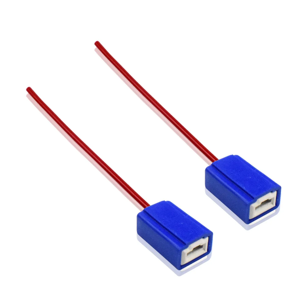 2 stücke 10 stücke keramisches Auto h1 h3 Scheinwerfer Nebels chein werfer Kabelbaum Steckdosen stecker 12v-36v