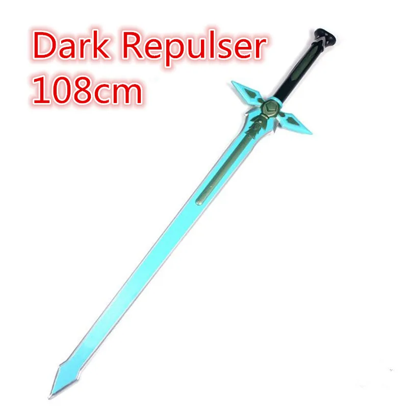 109cm SAO Big Sword 1:1 Asuna Weapon Dark Repulser Cosplay Sword Elucidator Sword Art Online Model PU Gift Toy