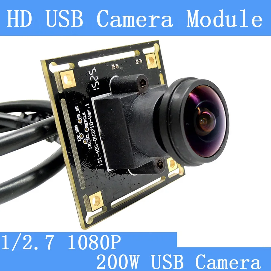 PU`Aimetis Surveillance camera 1080p Full Hd MJPEG 30fps High Speed 2MP OV2710 Mini CCTV Android Linux UVC USB Camera Module