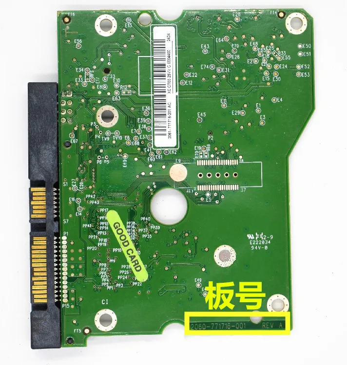 2060-771716-001 REV A 100% Originale HDD PCB della WD30EZRX-00AZ6B0 2T 3T Hard Disk Circuito di Bordo 2060-771716-001 REV A