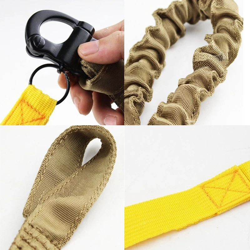 Cordones de seguridad de liberación rápida, cordón de seguridad táctico militar, correa elástica de nailon