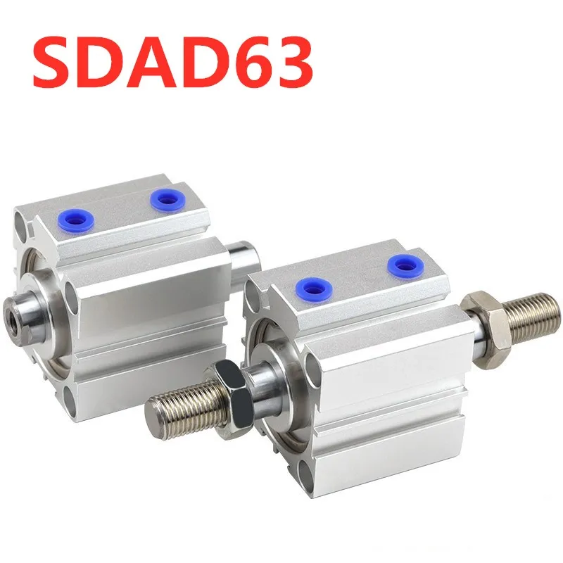 

Air Cylinder SDA series Pneumatic Compact airtac type 16 20 25 32 40 50 63mm Bore to 5 10 15 20 25 30 35 40 45 50mm Stroke